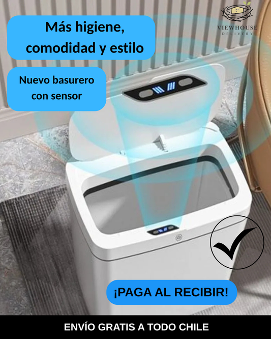 BASURERO CON SENSOR INTELIGENTE 2DA UNIDAD 25% DESCUENTO!
