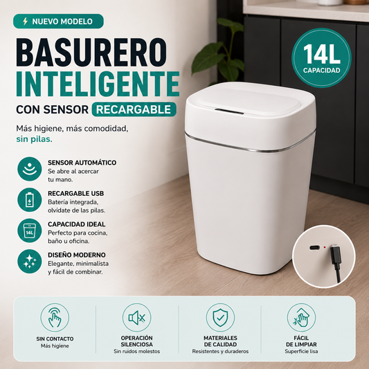 BASURERO INTELIGENTE RECARGABLE