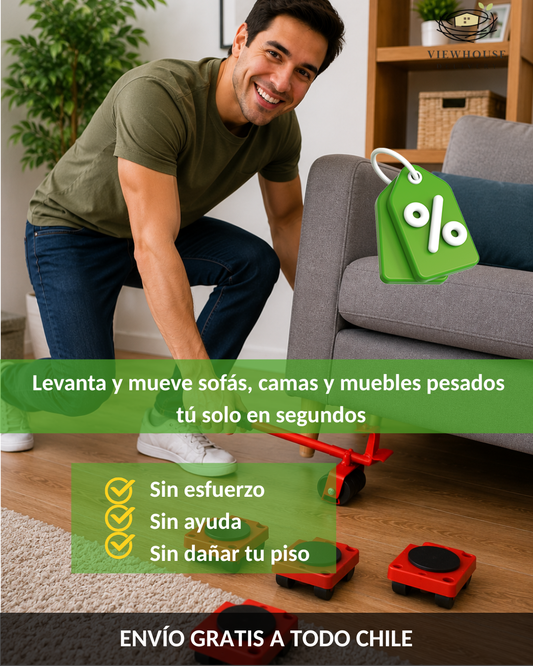 KIT ELEVADOR DE MUEBLES PESADOS
