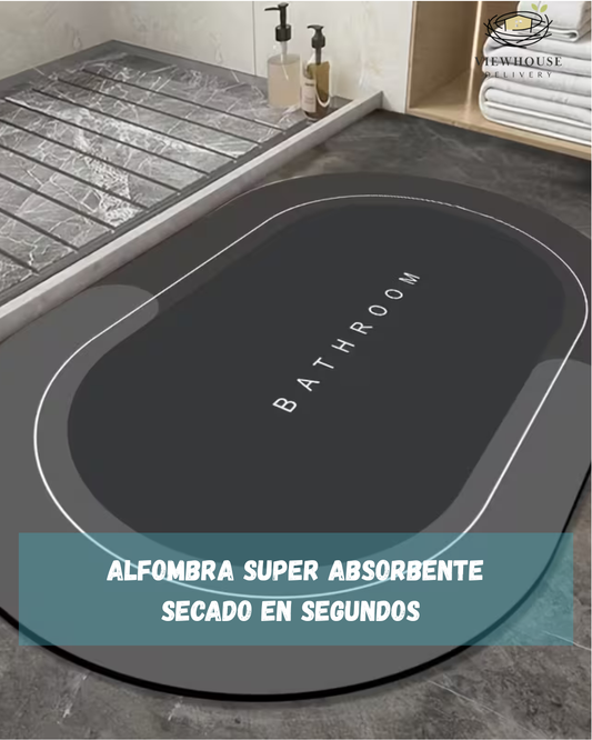 ALFOMBRA DE BAÑO SÚPER ABSORBENTE