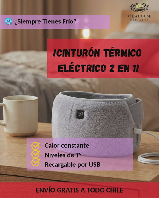 Cinturón Térmico Eléctrico 2 en 1